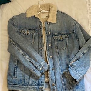 NEW Aritzia oversized jean jacket